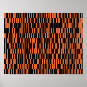 arte gráfico geométrico moderno, moderno y naranja