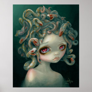 Arte grande del ojo de la medusa del ARTE de la