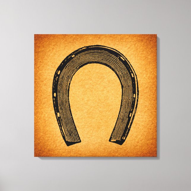 Arte hispano vintage del herradura occidental (Anverso)