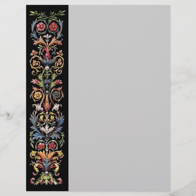 Arte iluminado gótico Flyer en blanco (Frente)