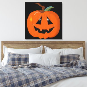 Arte Ilustrativo de Jack O Lantern Feliz Halloween