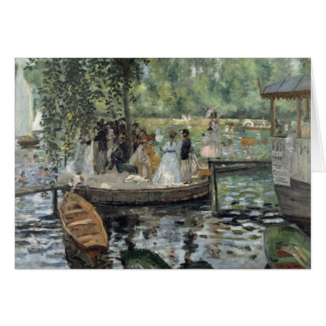 Arte impresionista de Renoir de Grenouillere (Anverso (Horizontal))