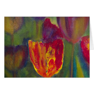 Arte impresionista del "tulipán majestuoso"
