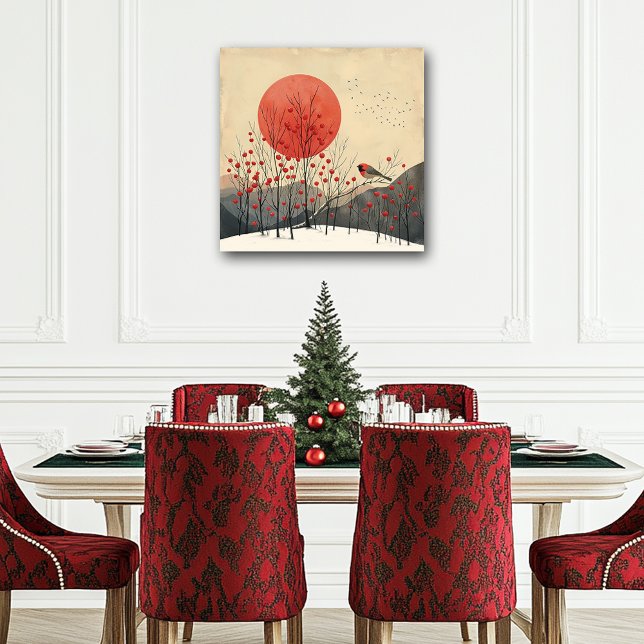 Arte impresionista que pone árboles en las montaña (Subido por el creador)