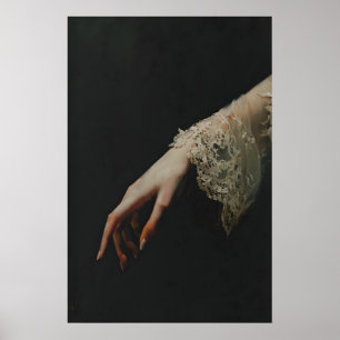 Arte Imprimible de Encaje a Mano de Mujer Victoria