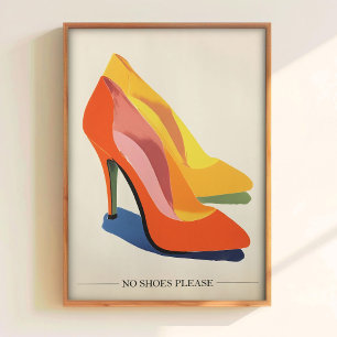 Arte Imprimible para Pared Sin Zapatos Quita Tus Z