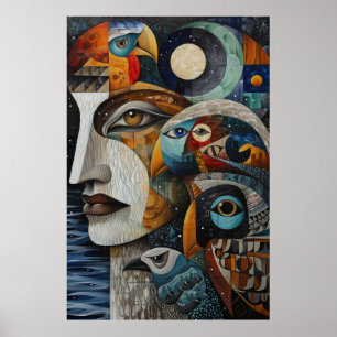 Arte inspirado en inuits: Vida y animales del Árti