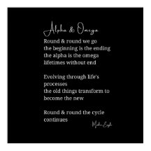 Arte instantáneo de poesía alfa y omega