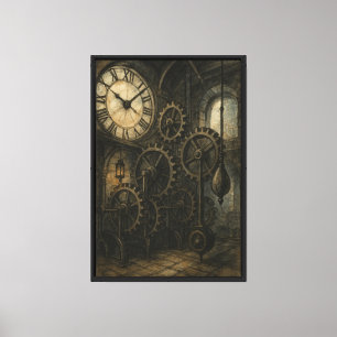 Arte interior de la torre del reloj