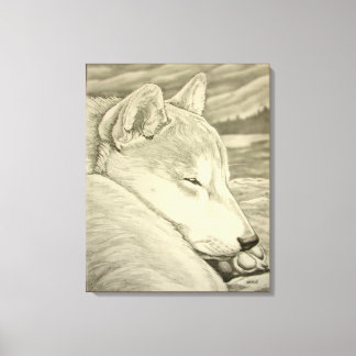 Arte Inu Shiba Imprimir tela de arte Shiba Inu