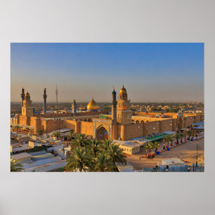 Arte Islámico de la Pared de la Mezquita de Al-Kuf