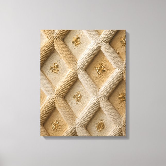Arte Japandi texturizado beige y dorado (Anverso)