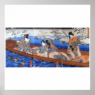 Arte japonés 1800's del vintage