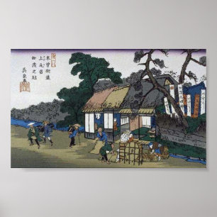 Arte japonés antiguo vintage