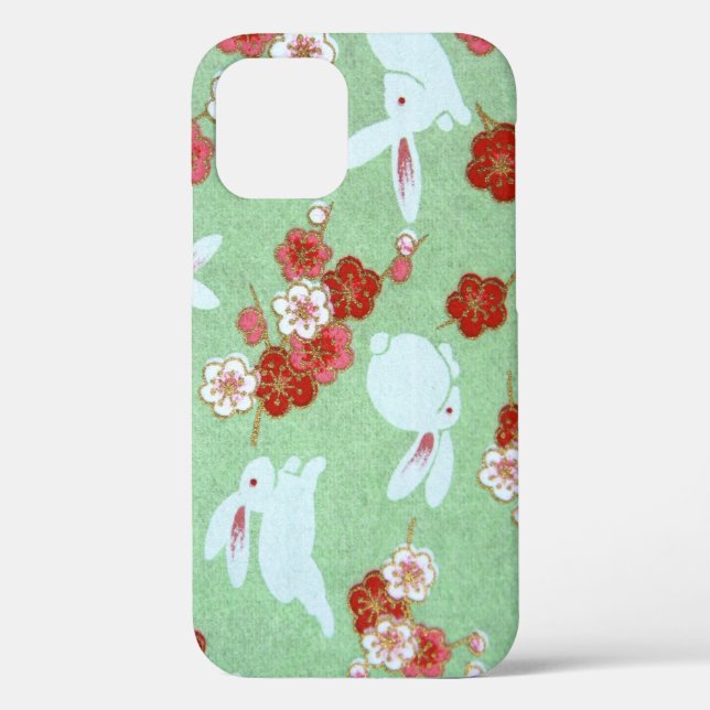 Arte japonés - Funda de iPhone 12 en sakuras y con (Reverso )