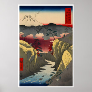 Arte Japonés Póster Ukiyo-E Utagawa Hiroshige