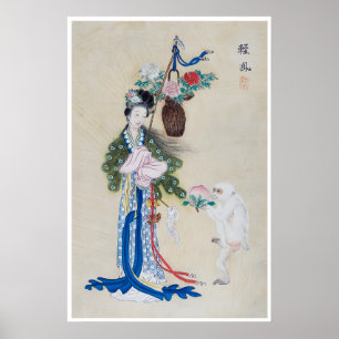 Arte japonés Tang Yin Print Ukiyo-E Póster Japón