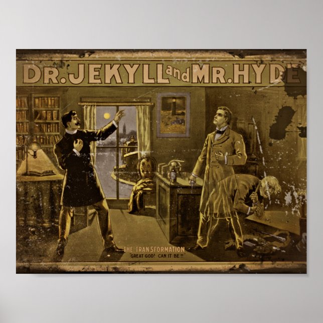 Arte Jekyll y Hyde Poster (Frente)