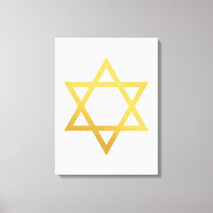 Arte judío moderno en oro para pared - Pieza 2 de