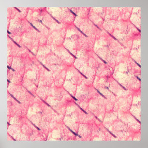 arte La acuarela rosa de la pintura tintada de col