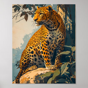 Arte Leopardo de época
