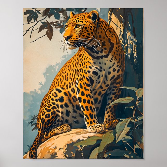 Arte Leopardo de época (Frente)