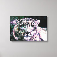Arte - Lienzo envuelto - Medios mixtos de leopardo