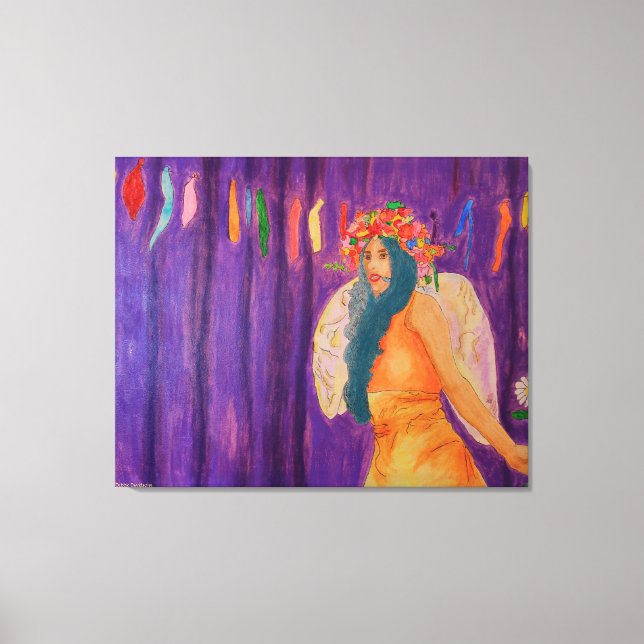 Arte - Lienzo envuelto - por Debbie Davidsohn - Re (Anverso)