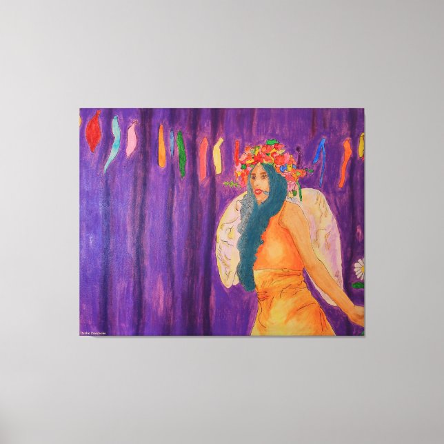 Arte - Lienzo envuelto - por Debbie Davidsohn - Re (Anverso)