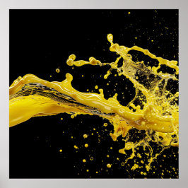 Arte Líquido Golden Burst Poste