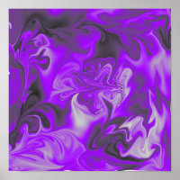 Arte Líquido Púrpura, Violeta, Negro Y Blanco