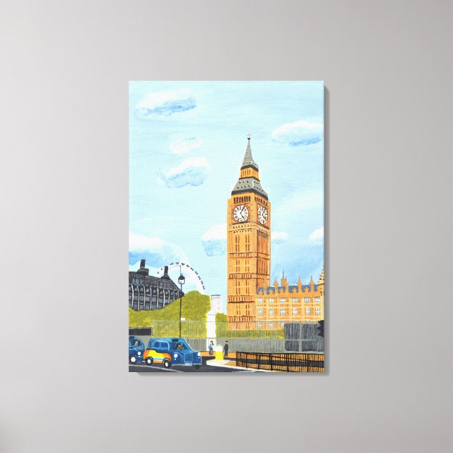 Arte londinense Big Ben (Anverso)