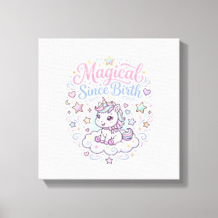 Arte mágico de unicornio desde el nacimiento listo