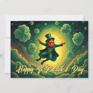 Arte mágico del duende del día de San Patricio