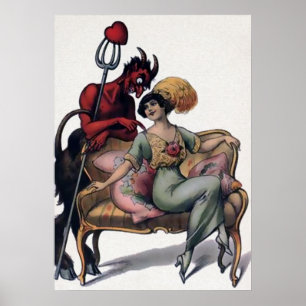 Arte malvado vintage