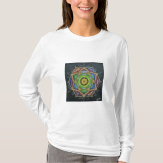 Arte Mandala de la vida humana Camisetas de mujere