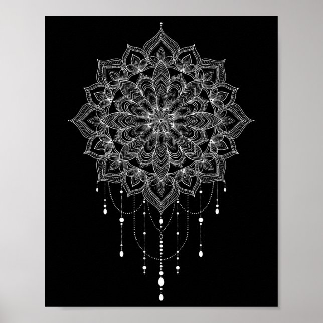 Arte Mandala Zen Botánico Suculento Espiritual Boh (Frente)
