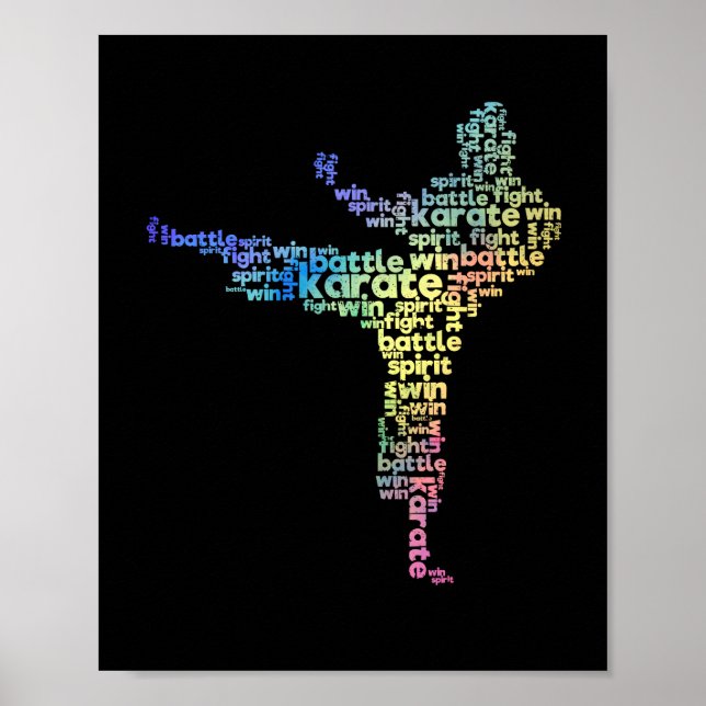 arte marcial de karate nube okinawense japonés (Frente)