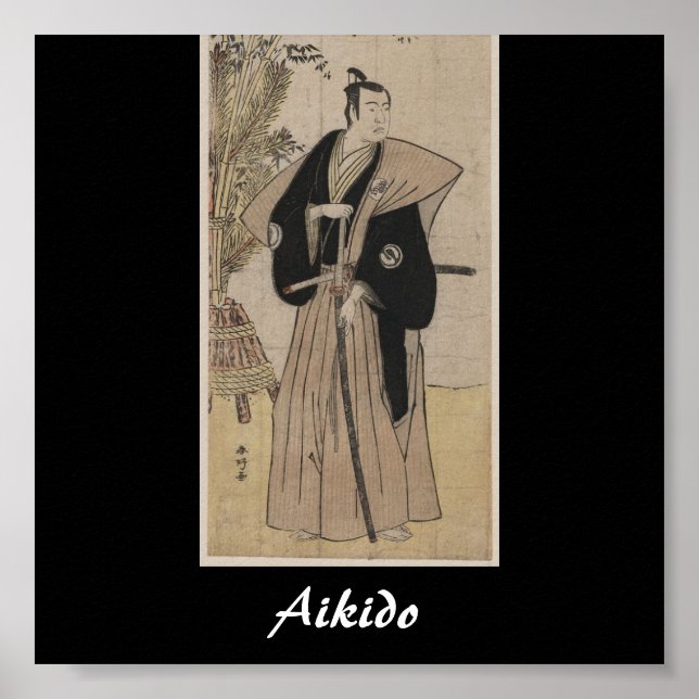 Arte marcial japonés de Aikido (Frente)