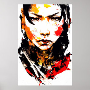 Arte Marcial Kung Fu Pintura Salvaje de Espíritu L