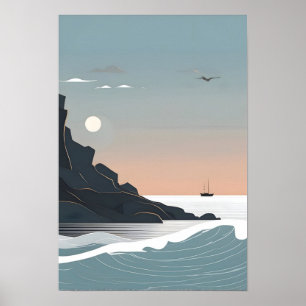 Arte marino minimalista