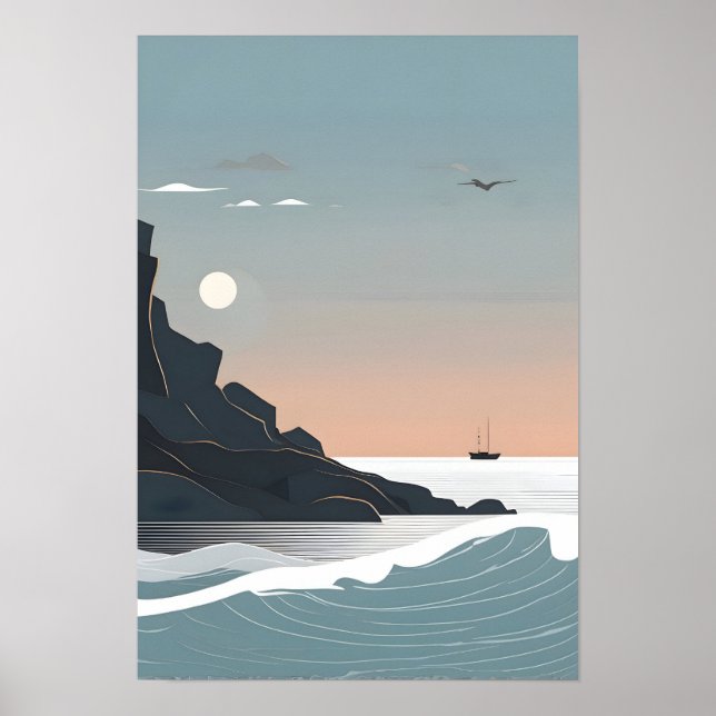 Arte marino minimalista (Frente)