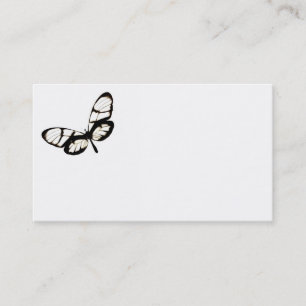 arte mariposa de plantilla de tarjeta de visita