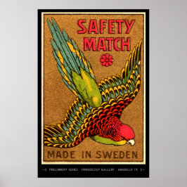 Arte Matchbox de Mid Century