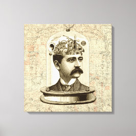 Arte mecánico del cerebro del reloj de vapor del V