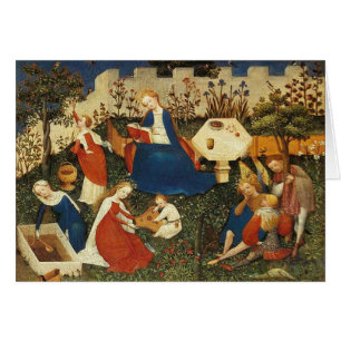 Arte medieval del Jardín del Edén