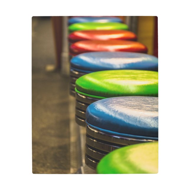 Arte metalizado 16 x de la pared de los asientos (Anverso)