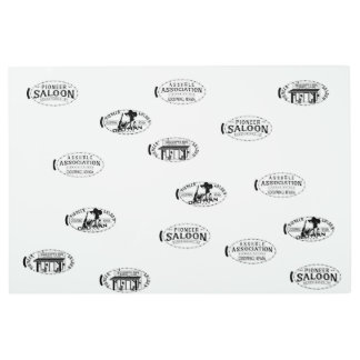 Arte Metalizado con varios logotipos rusos