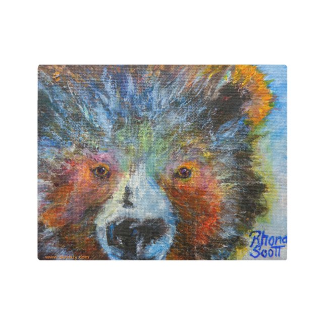 Arte Metalizado de Alaskan Baby Bruin (Anverso)