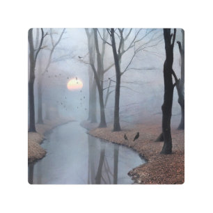 Arte Metalizado de la mañana de Misty